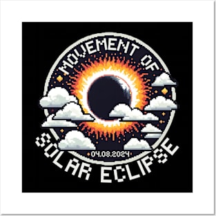 Movement of solar eclipse Posters and Art